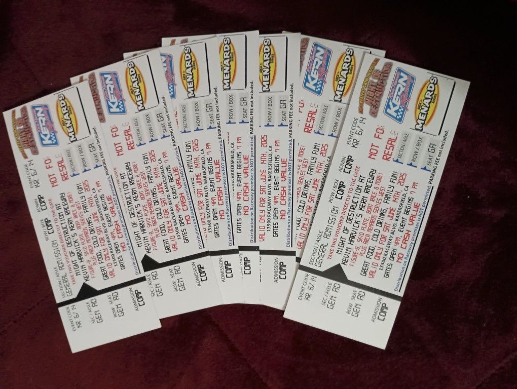 Kevin Harvick Kern Raceway Tickets