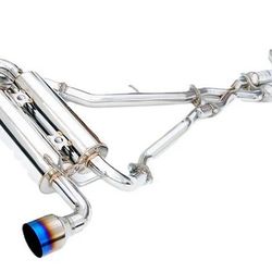 Invidia 07-13 Infiniti G37 Coupe Gemini Single Layer Titanium tip Cat-back Exhaust