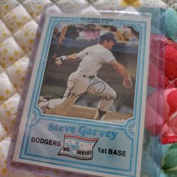 Los Angeles Dodgers Steve Garvey 1981 Topps Drake's Big Hitters Baseball Card