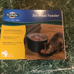 Pet Safe Six Meal Cat Feeder New In Box
