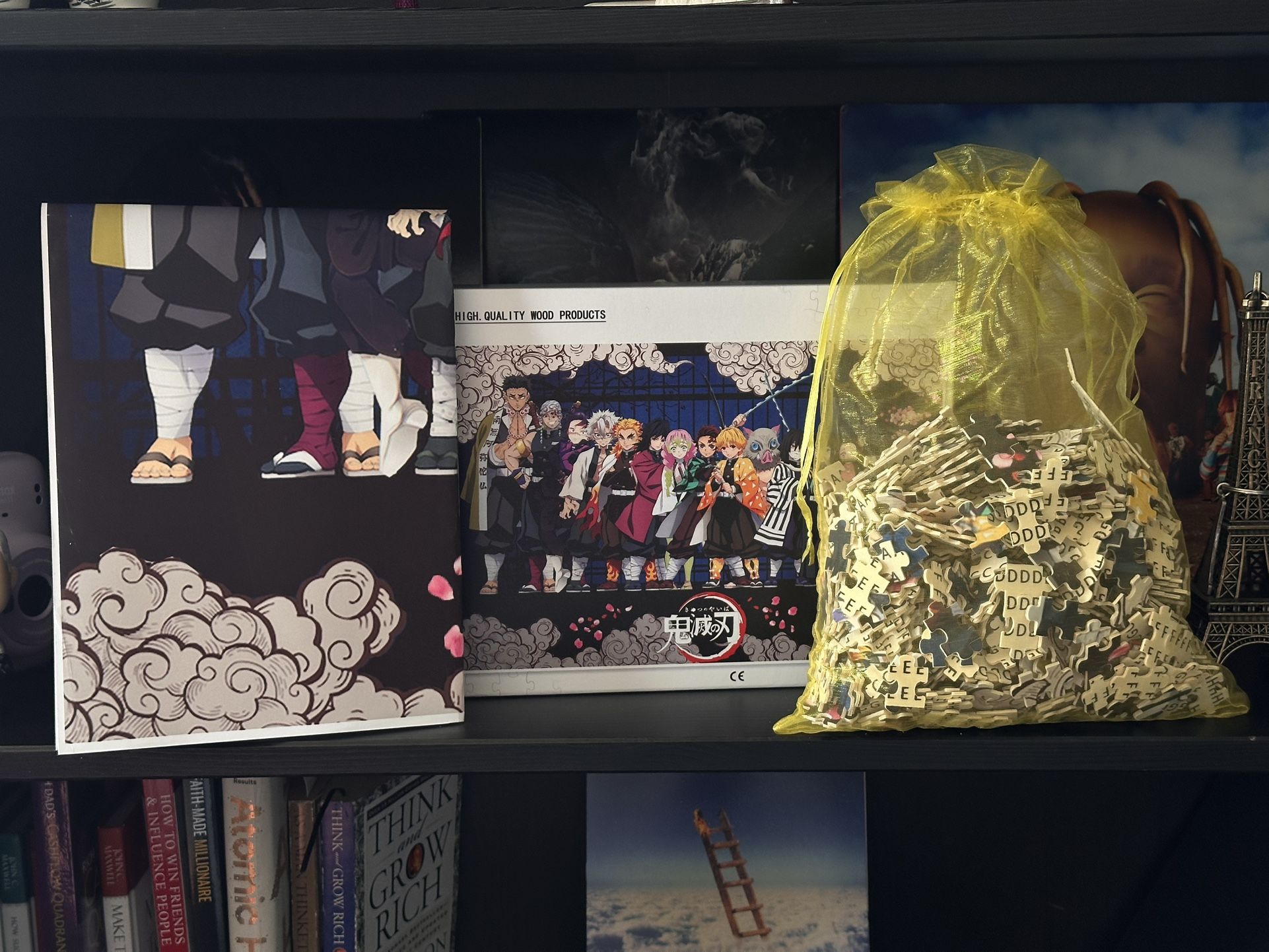 Demon Slayer 1000-Piece Puzzle w/ Poster + Storage Bag