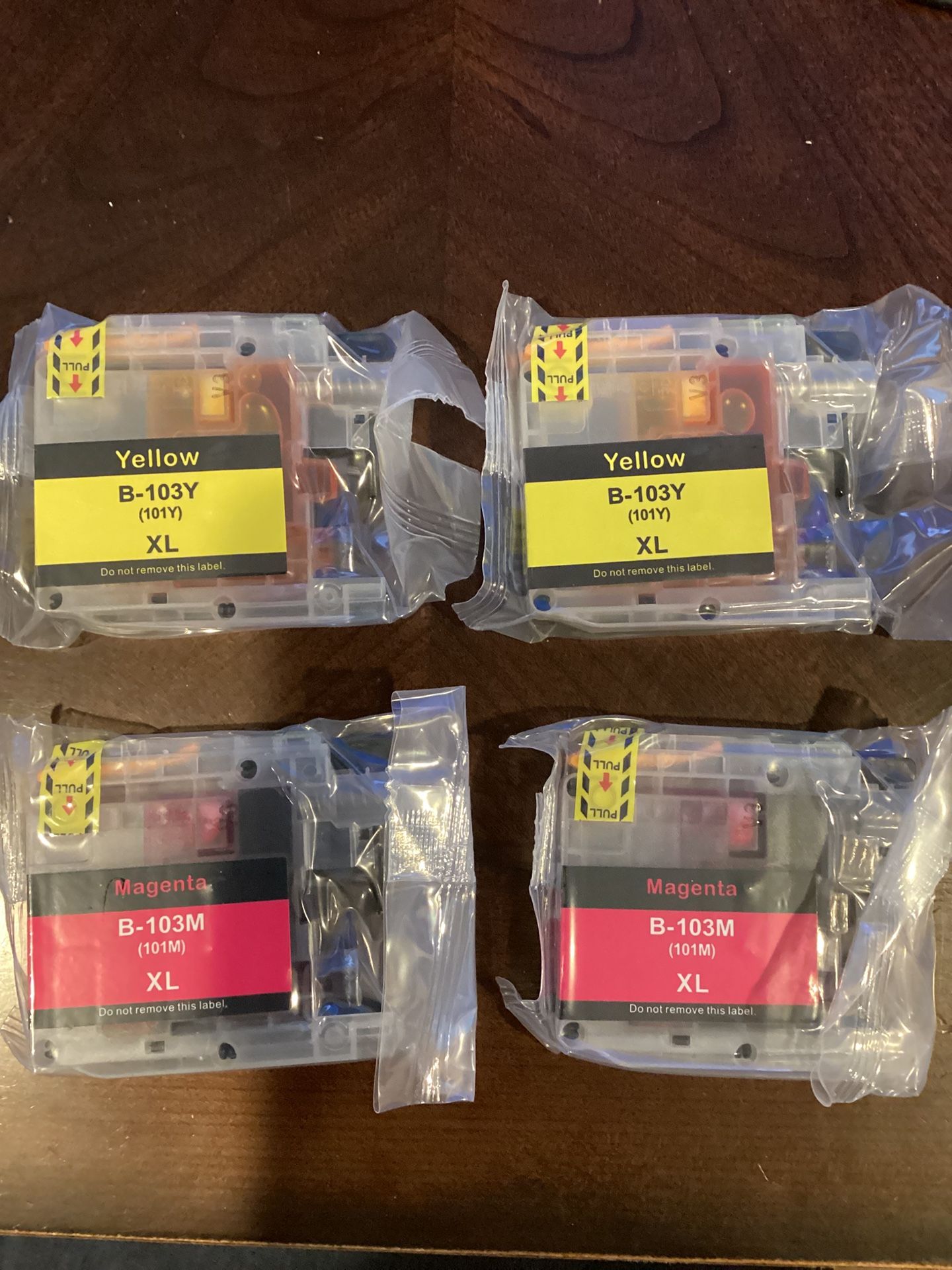 4 Brother Printer Ink Jet Cartridges - Brand New!!!