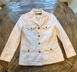 Denim White Ralph Lauren women jacket