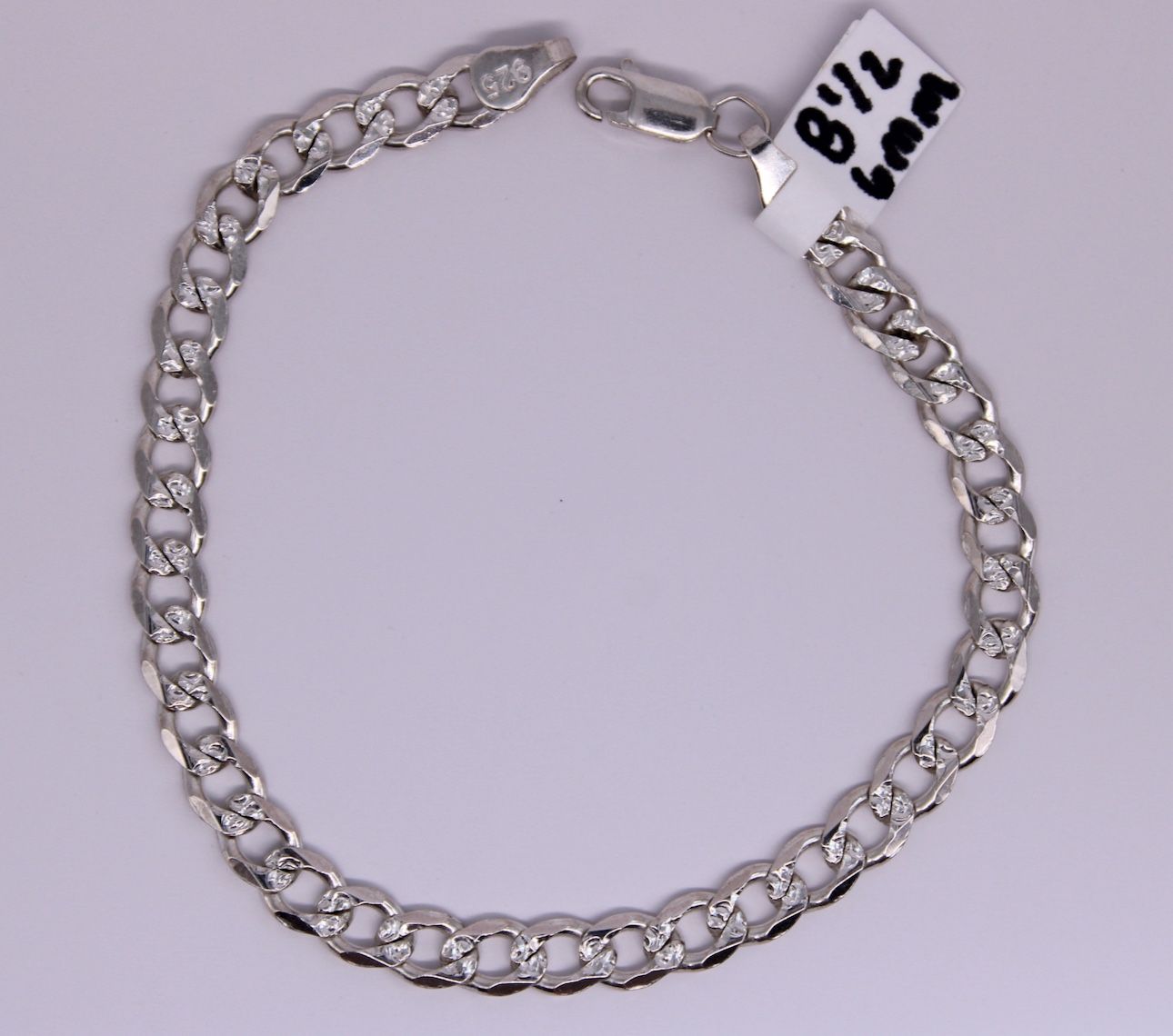 925 Silver Cuban Bracelet