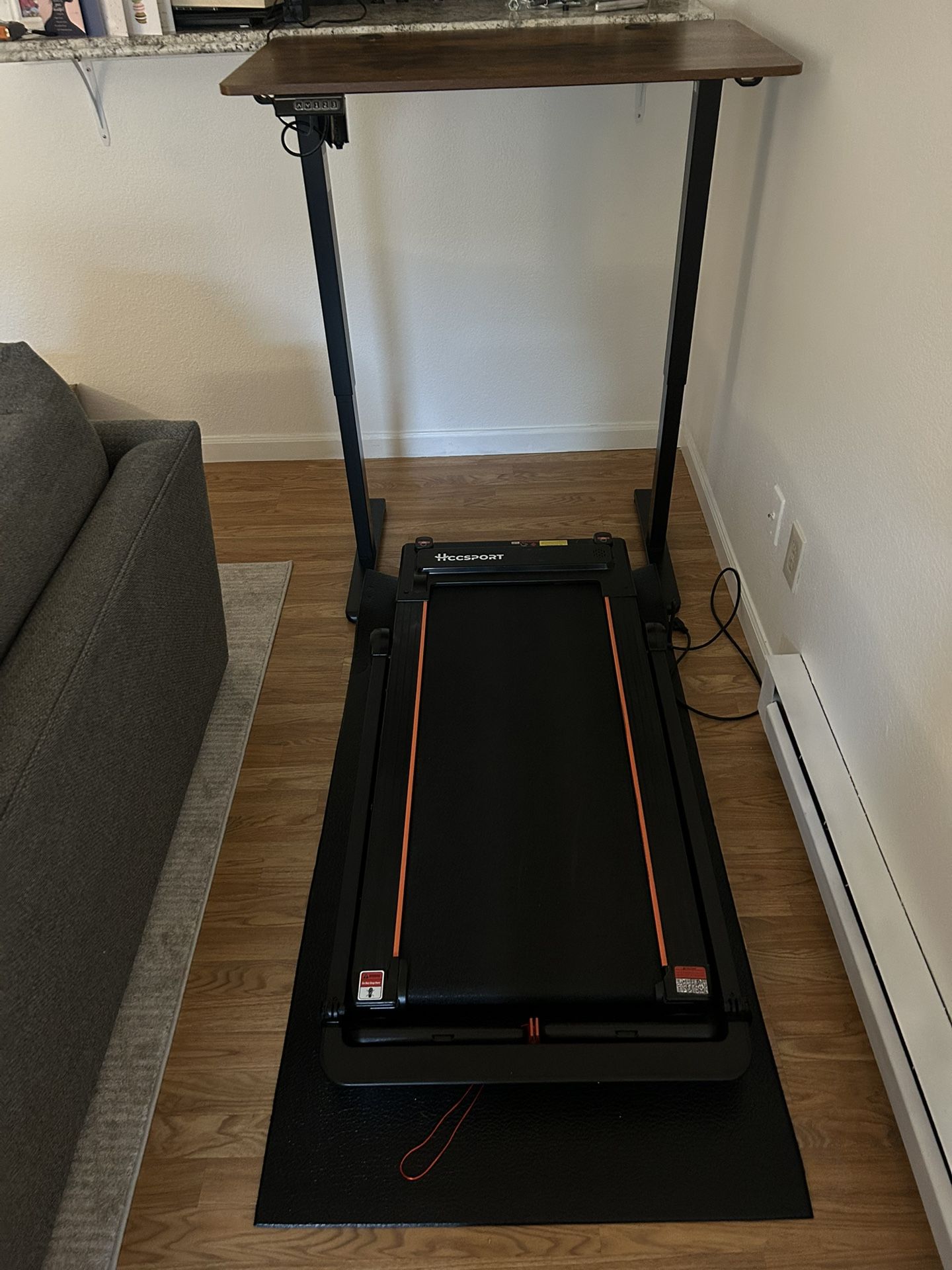 Treadmill/Walking Pad With Standing Desk