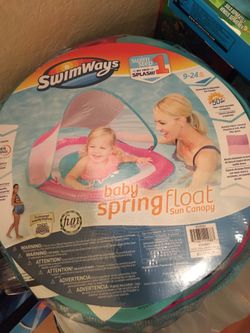 Baby Float Sun Canopy Pink