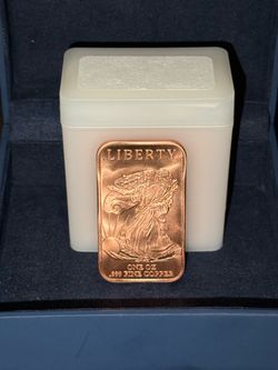 20x 1 oz.999 Fine Copper Walking Liberty Bars