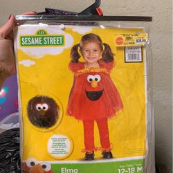 Elmo Costume For Girl