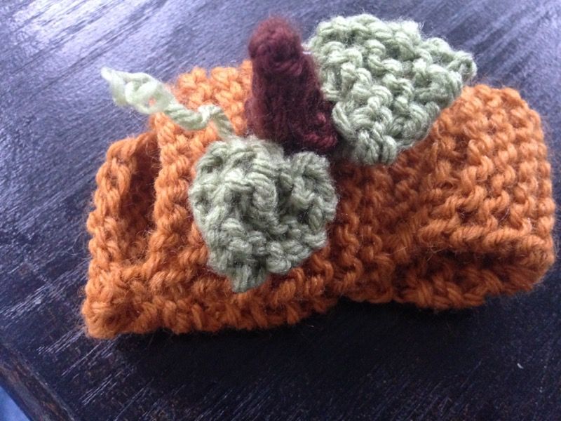 Pumpkin hat for cat or small dog