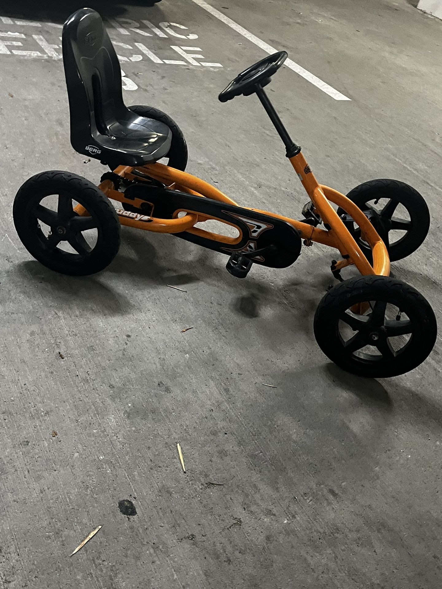 BERG Buddy Kids Pedal Go Kart – Ride On 4 Wheels