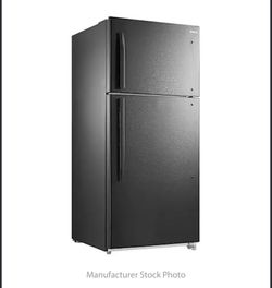 Black Fridge Full Size with Freezer