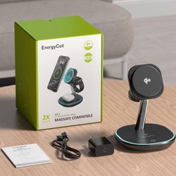 Certified 15W Fast Wireless Charger for iPhone 16/15/15 Pro/14/13/12 Apple Watch AirPods with Sleep Friendly Light