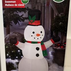 3.5FT - Inflatable LED Snowman 