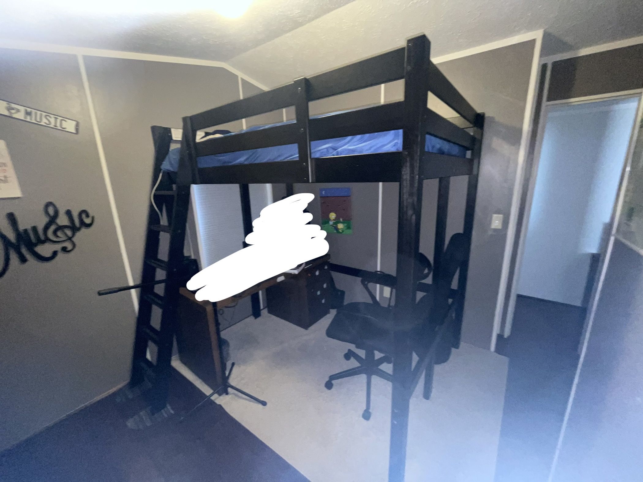 STORÅ Loft Bed Frame With Mattress Full