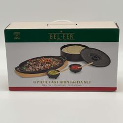 *NEW* Infuse 8pc Fajita Set: Cast Iron Cookware