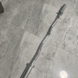 Cash only no Zelle new ez curl bar barbell for Olympic weights plates have other items check my page