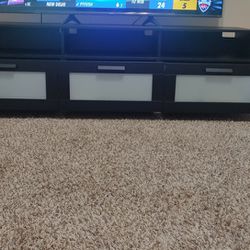 TV Stand With 3 Large Drawers 