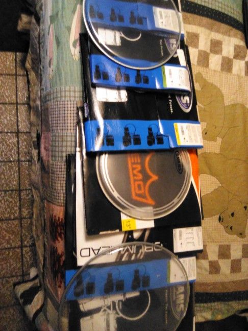 New Drumheads. All For $50.00