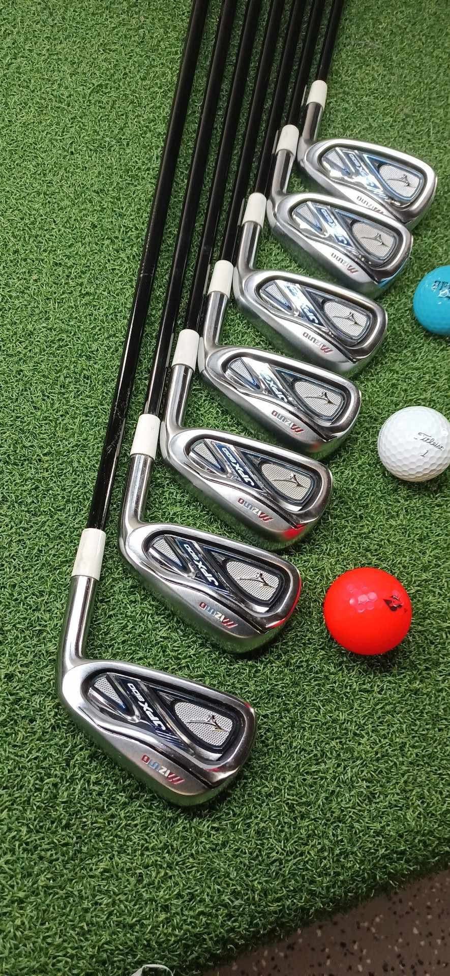 Mizuno JPX 800 PW - 4 Iron Set – Stiff Shafts + Custom Grips (Great Condition!)