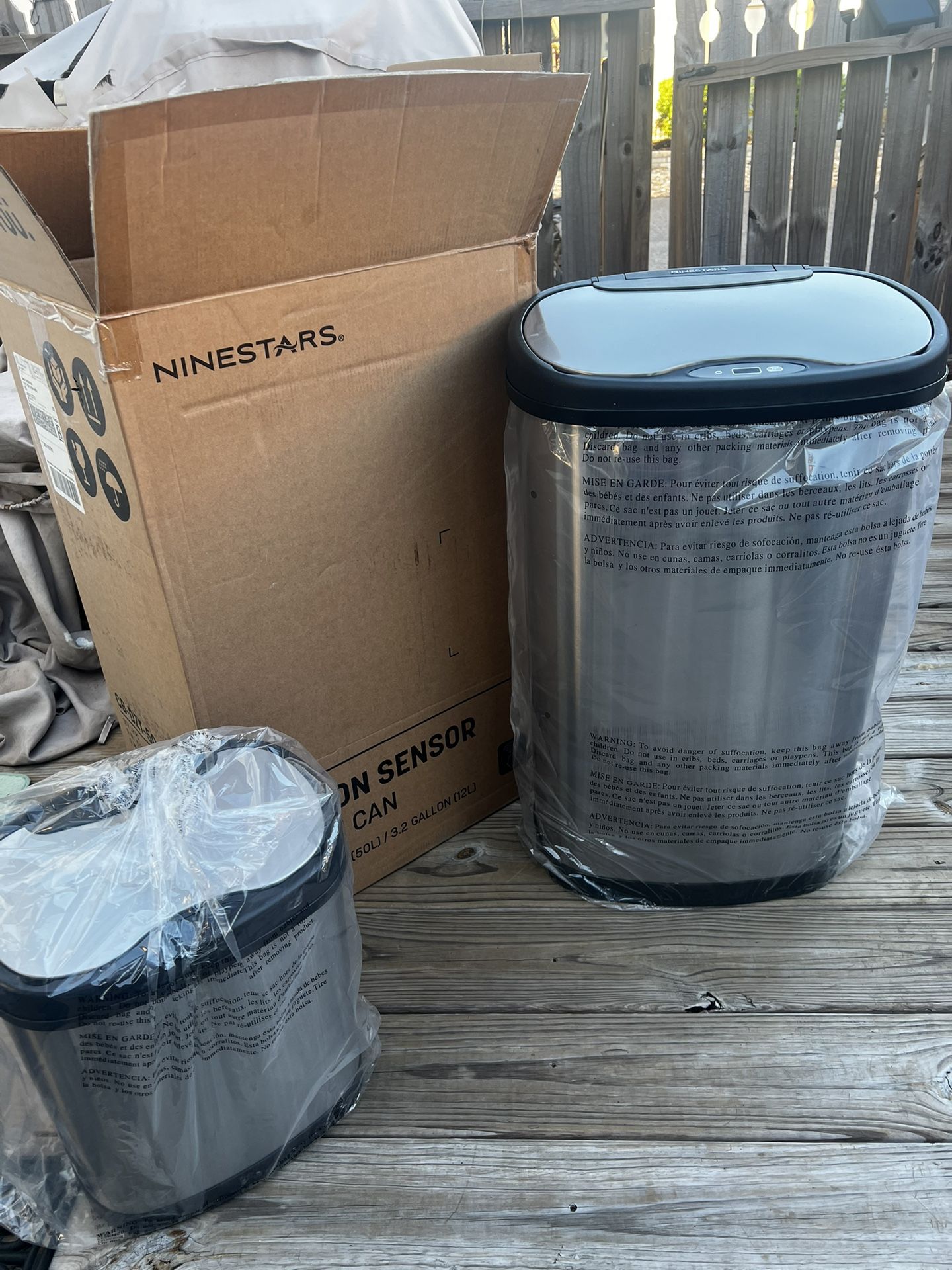 Ninestar Motion Sensor Trash Cans