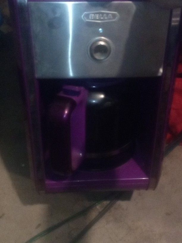 Bella Dots Collection 12-Cup Manual Coffee Maker.And A Thermostat Fan And Heater And A Stapler Gun