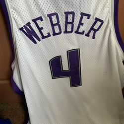 Chris Webber autographed Kings jersey 