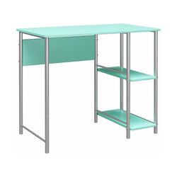 Mainstays Metal Student Computer Desk, Spearmint, New In Box