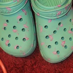 Sz.7 Flamingo  Crocs