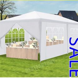 10 x 20 Ft Garden Canopy Tent - White