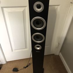 Vivitar Tower Bluetooth Professional DJ Speaker Karaoke With Power Cord V60075Bl