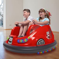 Flybar 12V Bumper Car XL Ride-On Vehicle - 360° Spins