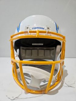 Autographed austin ekler Los Angeles Chargers Full-Size Football Helmet