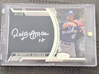 Roberto Alomar Auto 05/10 2015 Topps Tier One Baseball Card
