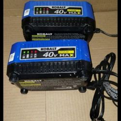Kobalt 40V Max Lithium Ion Chargers
