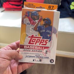 2022- Topps Baseball Series 2 Sealed Hanger Box - 67 Cards