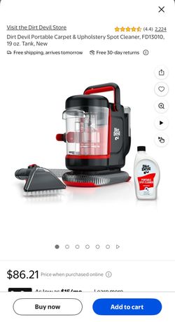 Brand new Dirt devil portable carpet cleaner.
