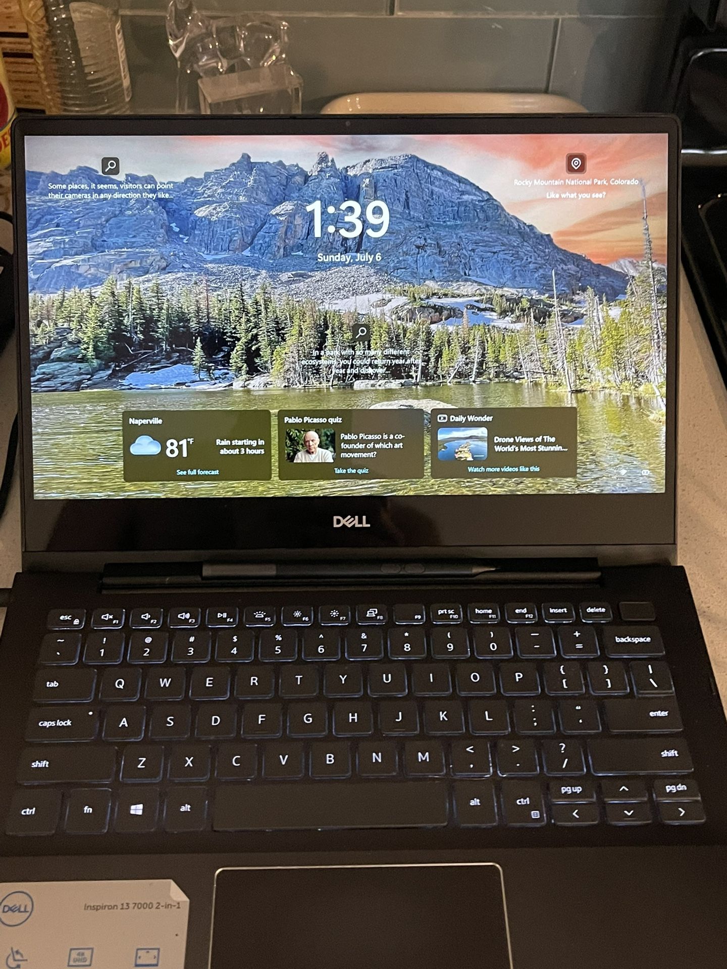 Dell Inspiron 13” 4K 2-in-1 7000 with Stylus - 512 SSD, 16GB RAM With Charger, Excellent Condition, Windows 11