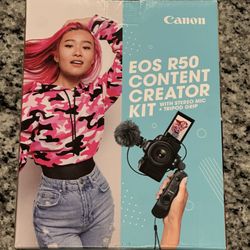 Brand new Canon EOS R50 Content Creator Kit