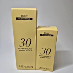 [] MENOKIN 30 Seconds Quick Bubble Mask set – Korean Glow Care, EXP 2028/10/02