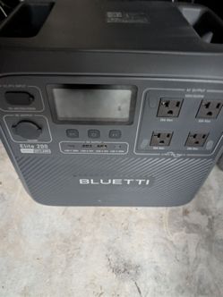 Power Station

BLUETTI Elite 200 V2