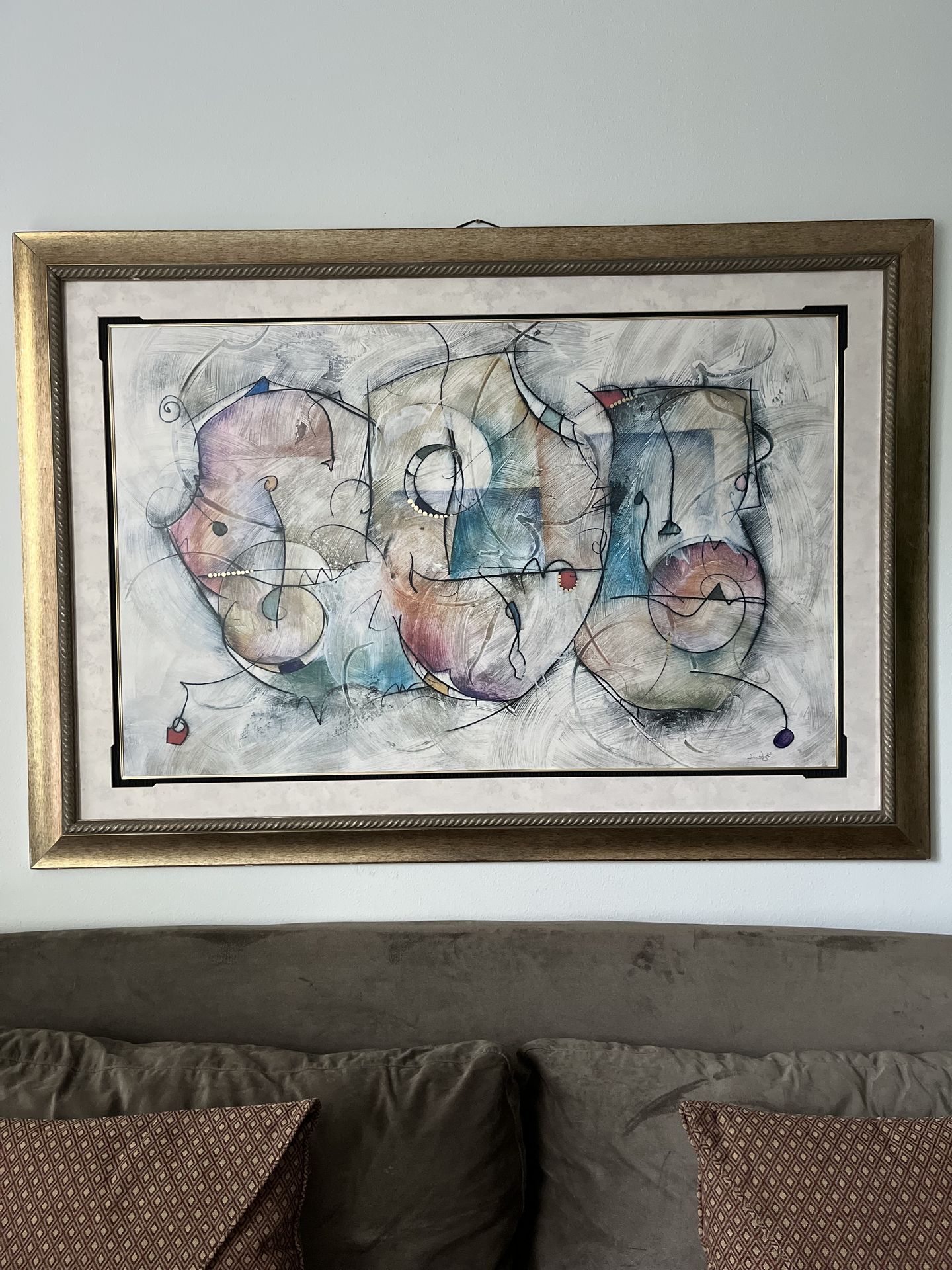 Oversized “Bravo” by Eric Waugh Abstract Wall Art