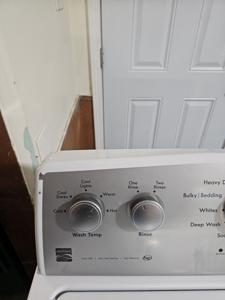 SET WASHER AND DRYER KENMORE XL CAPACITY GOOD CONDITION BOTH ELECTRIC HEAVY DUTY DELIVERY AVAILABLE WE DO REPAIRS