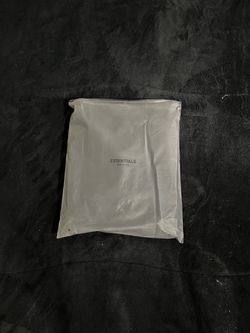 Essential fear of god hoodies sizes small and d medium.