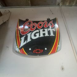 Sign  NASCAR Hood . 
