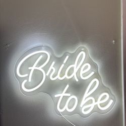 Neon Bride Sign