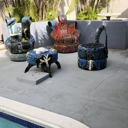 Upcycled Functional Art Chairs 