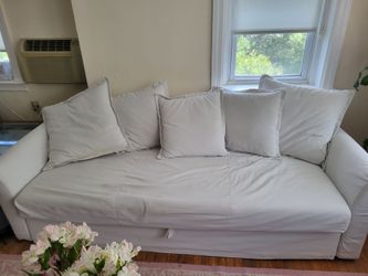 Sleeper couch with storage