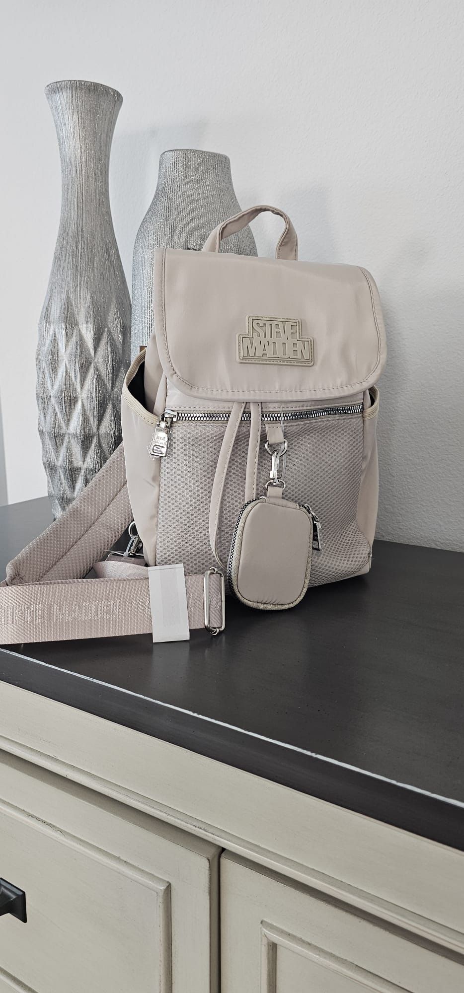 Steve Madden Womens Backpack