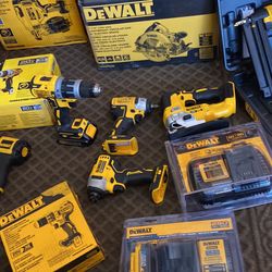 New tools, in good condition.  Prices vary, ranging from $45 to   $399. dollars.  There is a one month warranty , the money is not returned, only cred