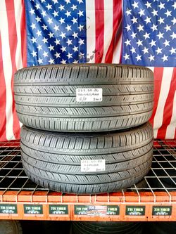 🇺🇸 2 GREAT USED TIRES 275/50RF20 BRIDGESTONE ALENZA AS/02 RSCC RUN-FLAT 275 50 20